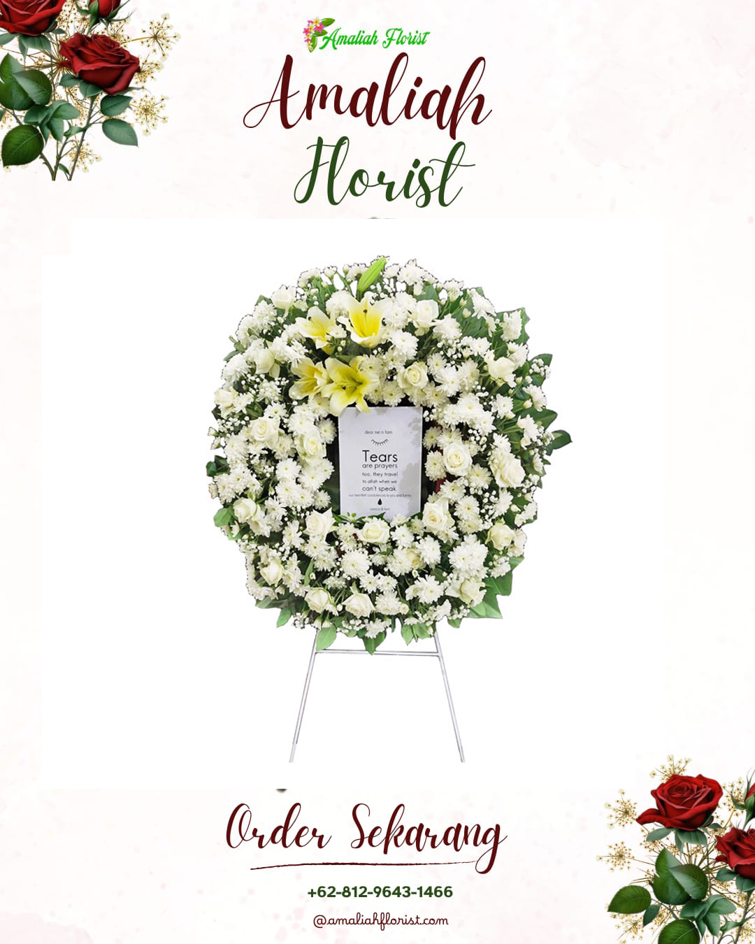 Krans Bunga Duka Ampelgading