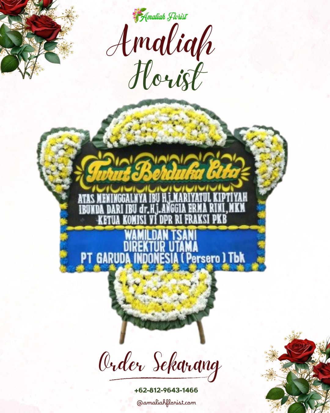 Papan Bunga Duka Ampelgading